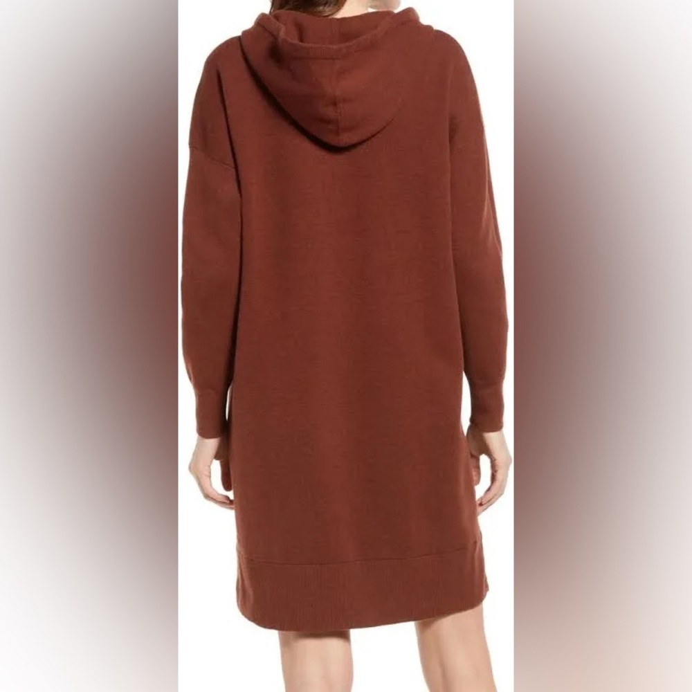 Madewell hooded sweater dress size xs